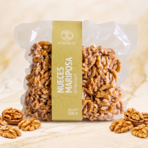 NUECES MARIPOSA ENTERAS EXTRA LIGHT - 500 gr. (Envasada al vacío)