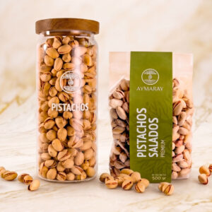 COMBO PREMIUM REFILL - Frasco grande Pistachos + Bolsa de 500gr. (para rellenar)